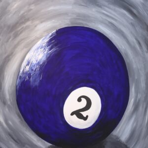 Blue Billiard Ball